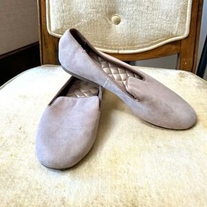 Birdies | Starling Flat in Latte Suede Size 8